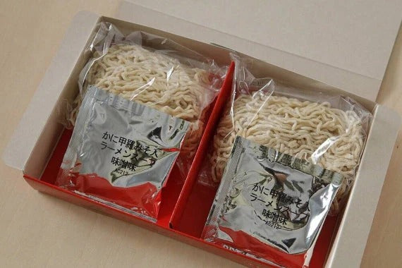 ひでちゃん小麦 かに甲羅みそラーメン 2食入り