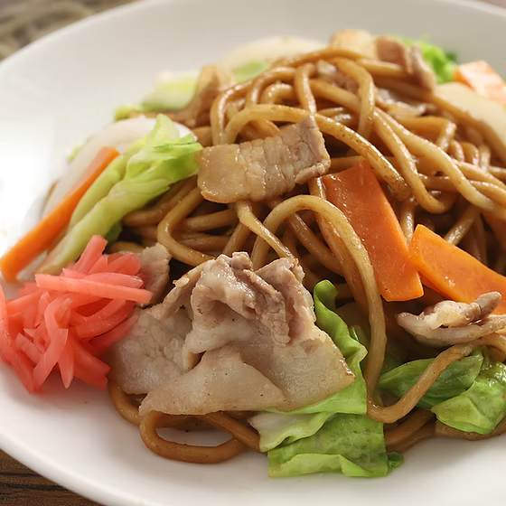 JAめまんべつ 小麦の味がしっかり伝わる極太麺「男のやきそば」