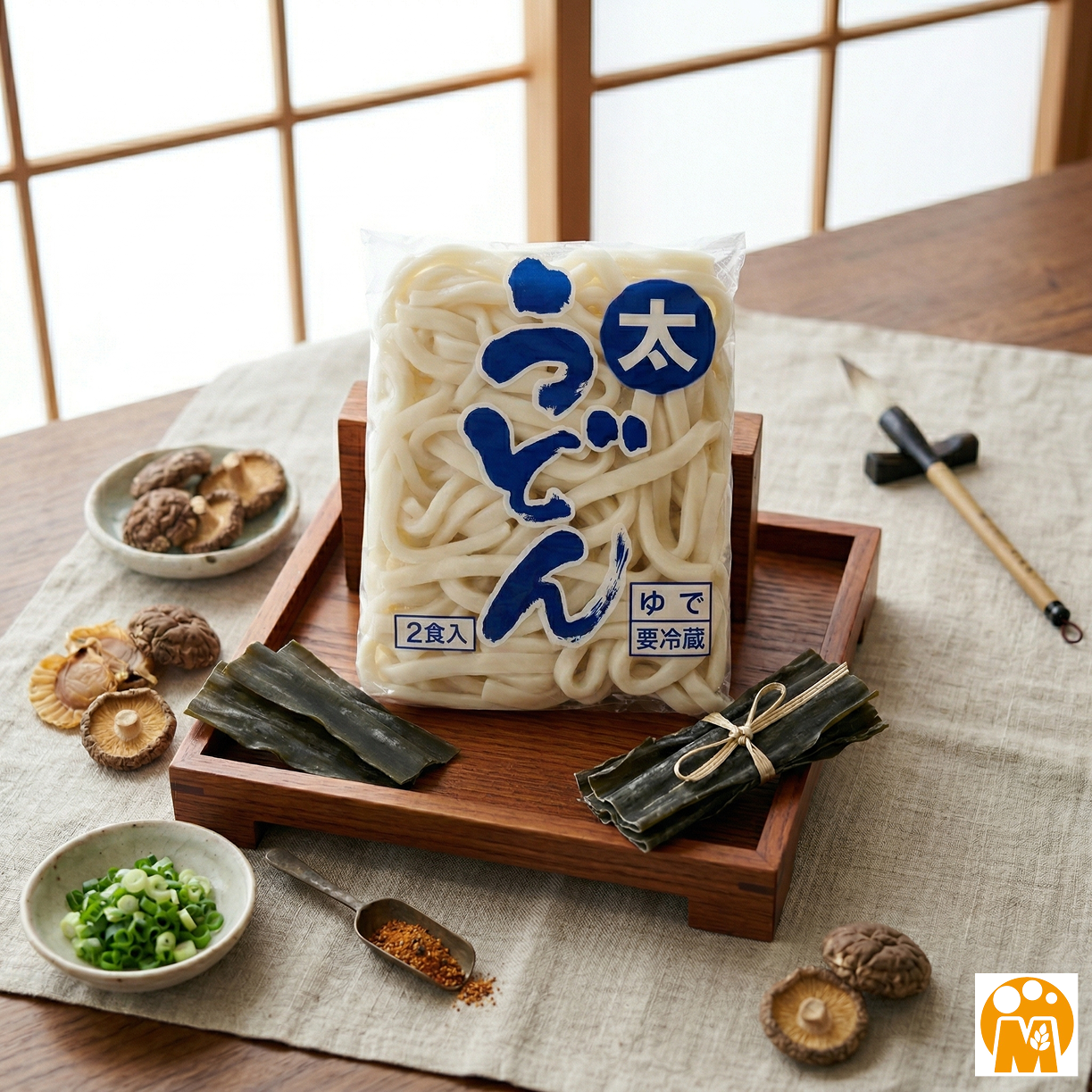 茹でうどん太麺 2食入り×5セット
