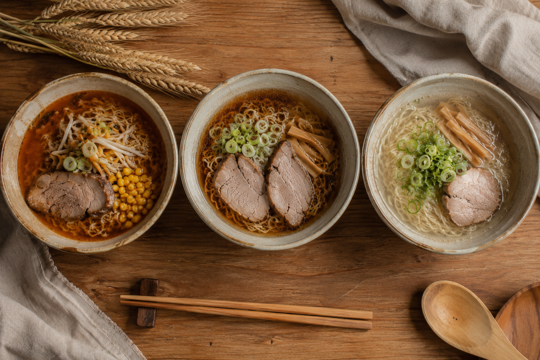 北海道三大ラーメンとは？札幌味噌・旭川醤油・函館塩の違いと通販での選び方