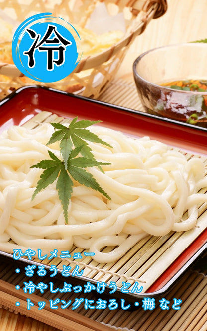 ひでちゃん小麦 はるゆたかうどん細麺タレ付き 2人前