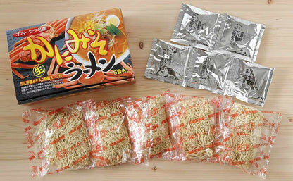 北海道生ラーメンカニ甲羅みそ 5食入り