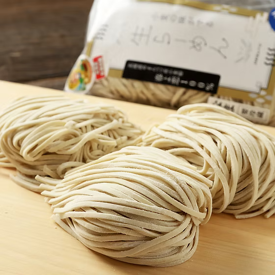 JAめまんべつ 小麦の味がする生らーめん（平麺） 3食入り