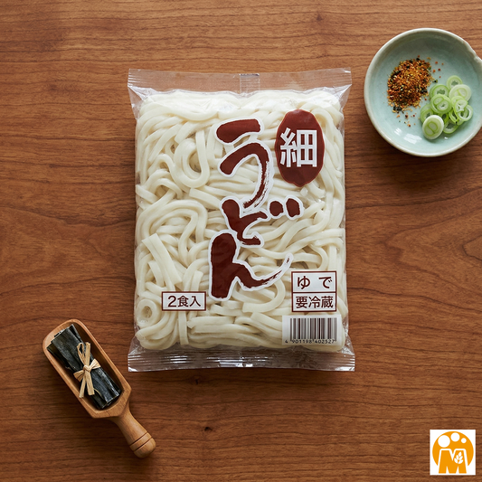茹でうどん細麺 2食入り×5セット